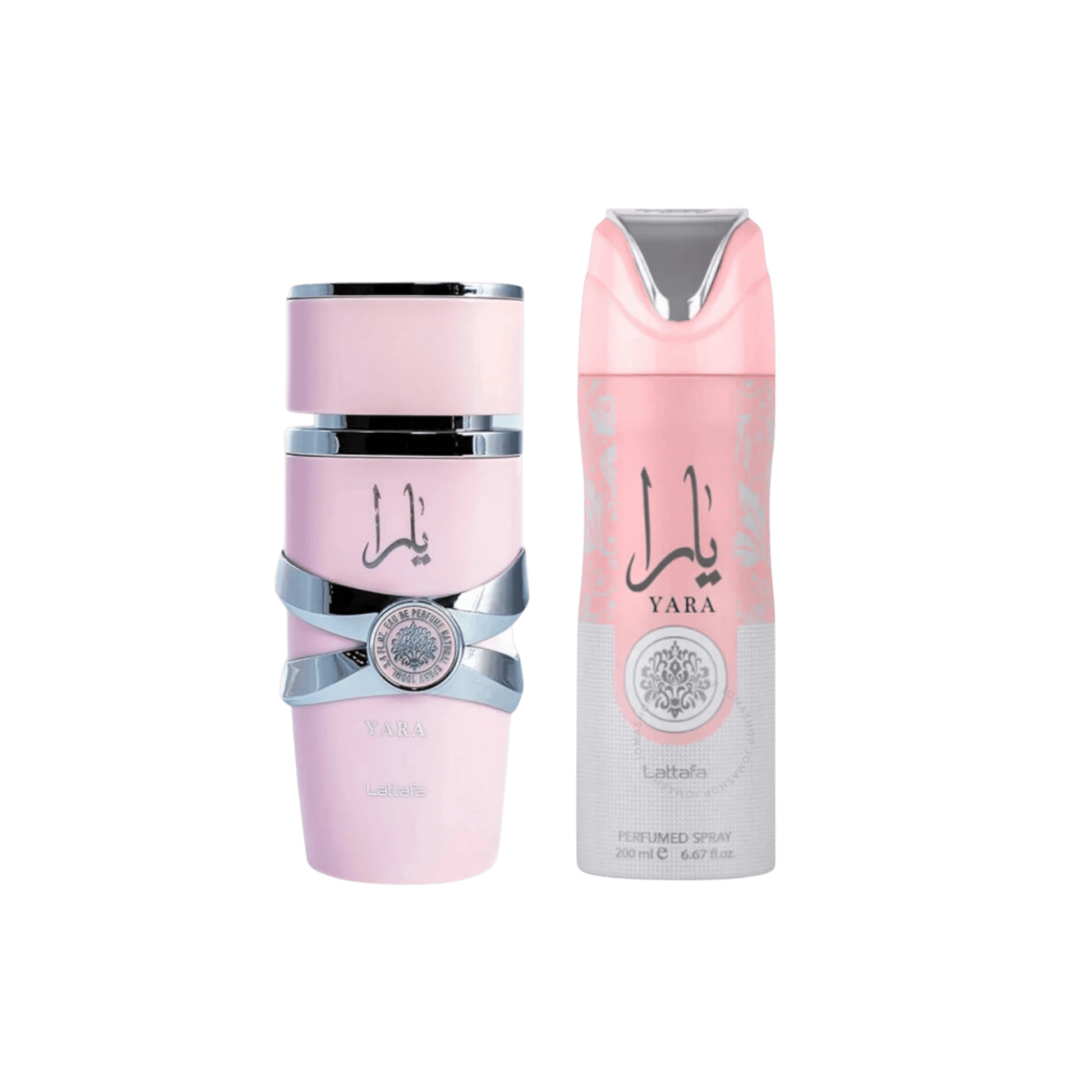 Lattafa Perfumes Yara 3.4oz 100ml & Yara Deodorant 6.67oz 200ml