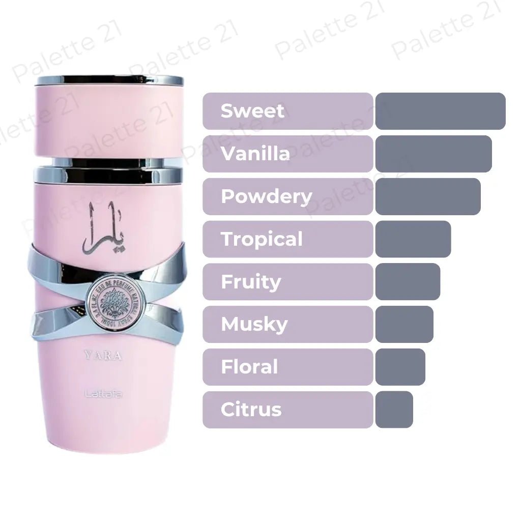 Lattafa Perfumes Yara 3.4oz 100ml & Yara Roll - on 10ml