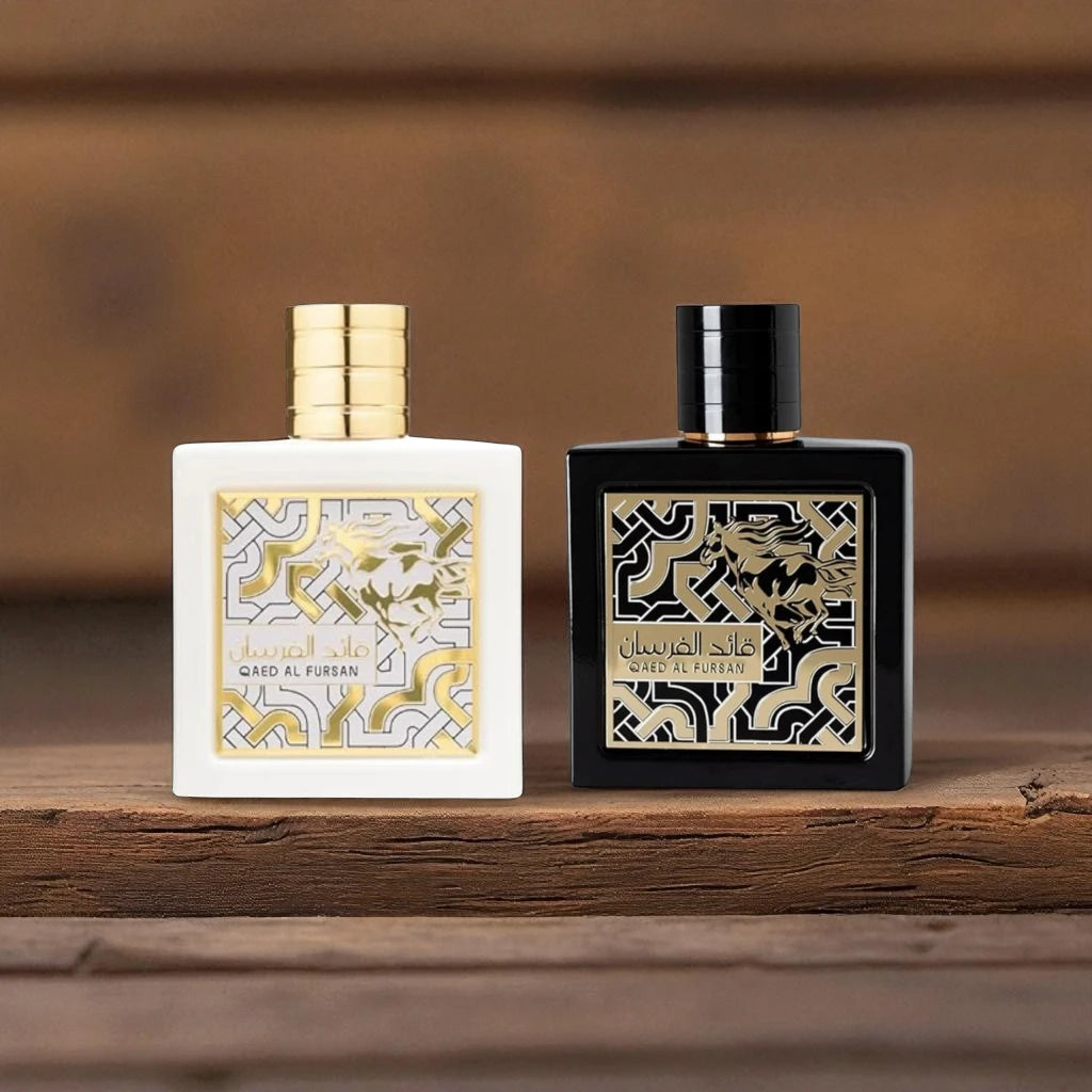Lattafa Perfumes Qaed Al Fursan Unlimited 3.4oz 100ml & Qaed Al Fursan for Everyone 3.4oz 100ml