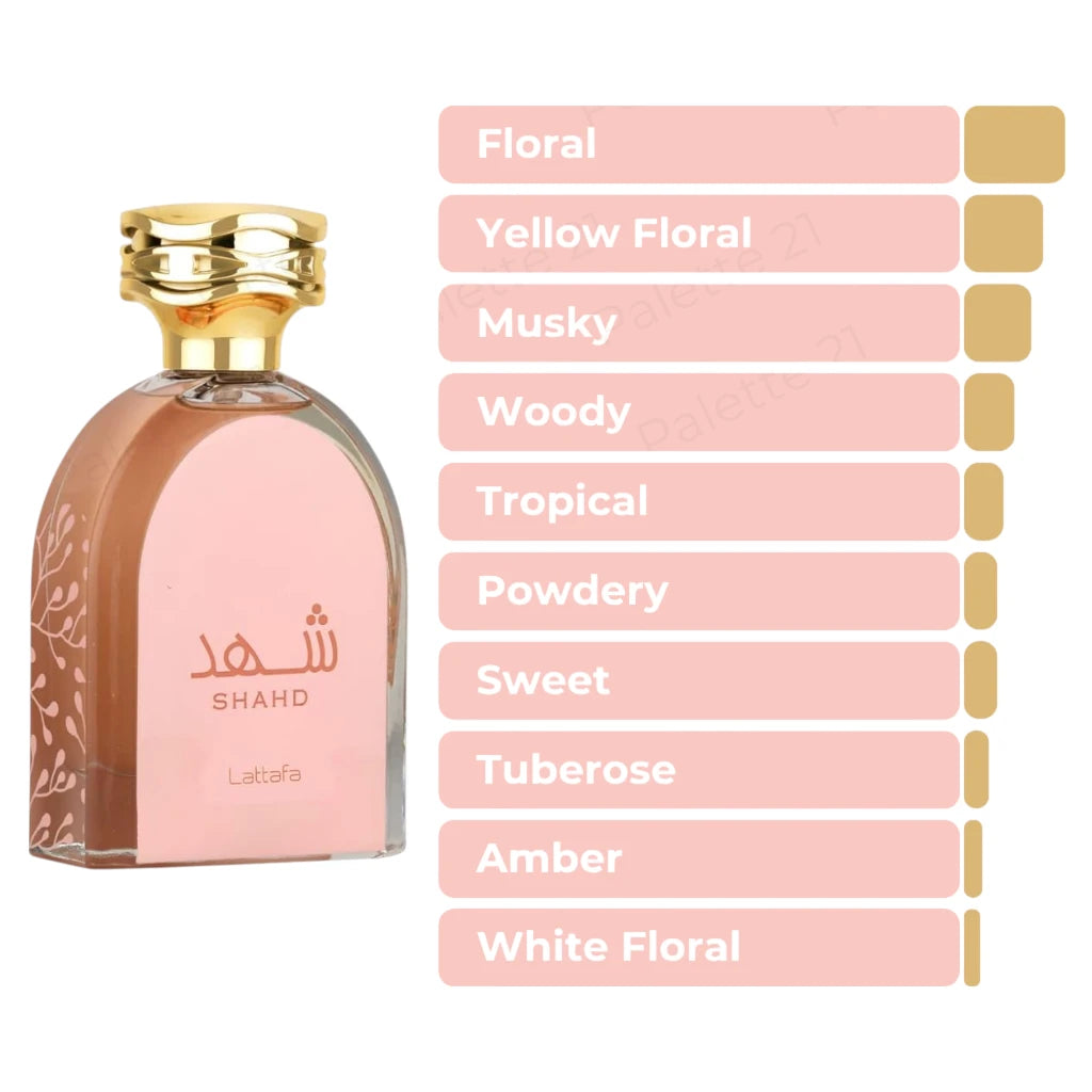 Lattafa Perfumes Bade'e Al Oud Honor & Glory 3.4oz 100ml & Shahd 3.4oz 100ml