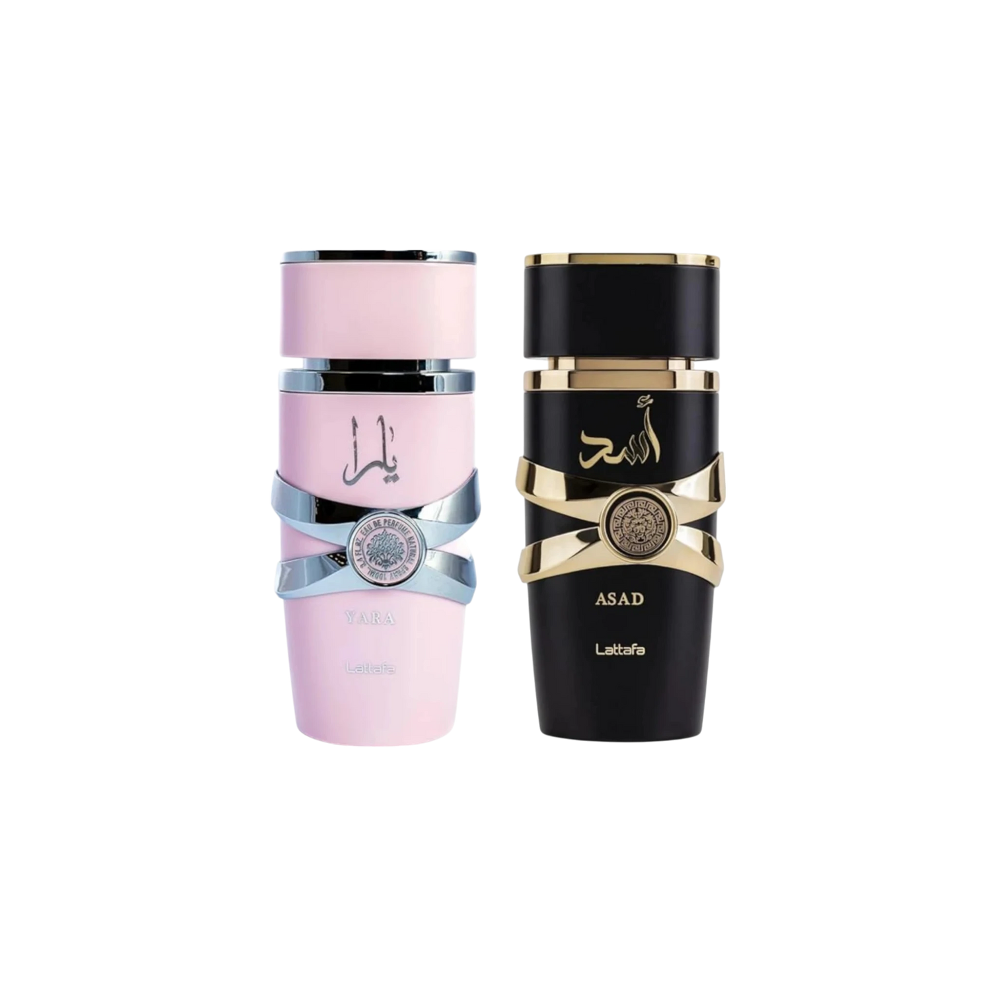Lattafa Perfumes Yara 3.4oz 100ml & Asad 3.4oz 100ml