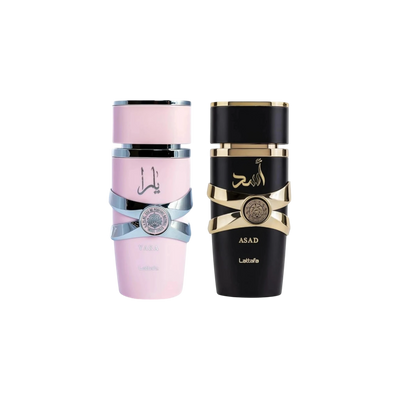 Lattafa Perfumes Yara 3.4oz 100ml & Asad 3.4oz 100ml