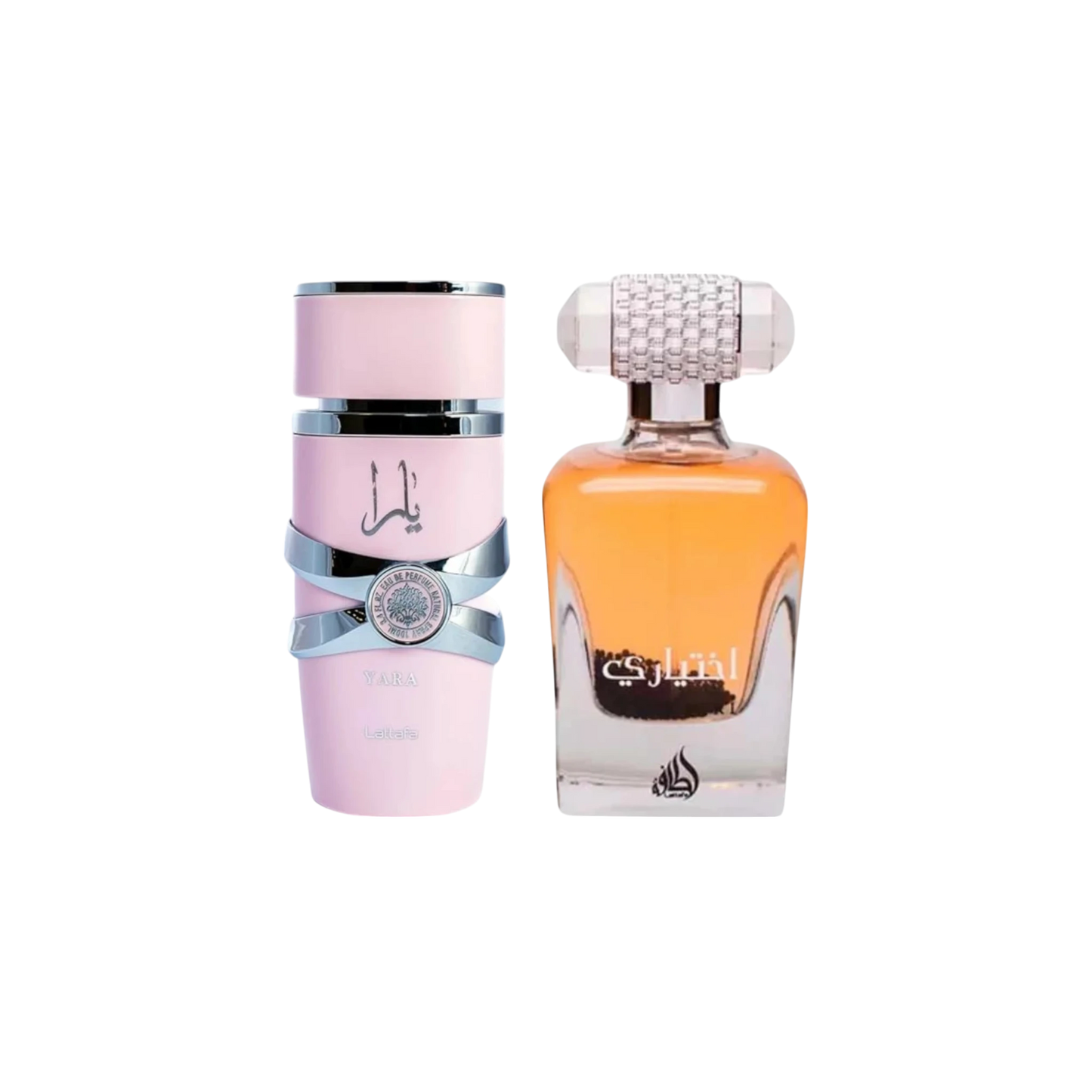 Lattafa Perfumes Yara 3.4oz 100ml & Ekhtiari 3.4oz 100ml