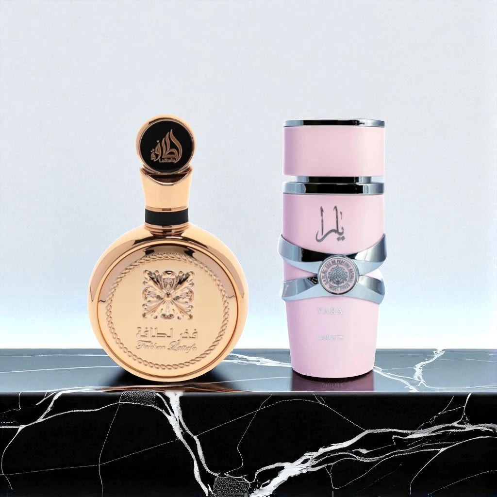 Lattafa Perfumes Yara 3.4oz 100ml & Fakhar Extrait 3.4oz 100ml