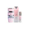 Lattafa Perfumes Yara 3.4oz 100ml & Yara Deodorant 6.67oz 200ml & Yara Roll-on 10ml
