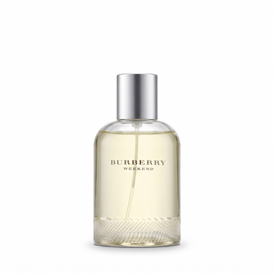 Palette 21 Burberry Weekend 1.7oz eau de parfum spray in a clear glass bottle with a silver cap