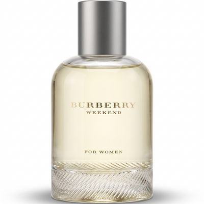 Palette 21 Burberry Weekend for Women 1.7 oz eau de parfum spray in a clear glass bottle with a silver cap