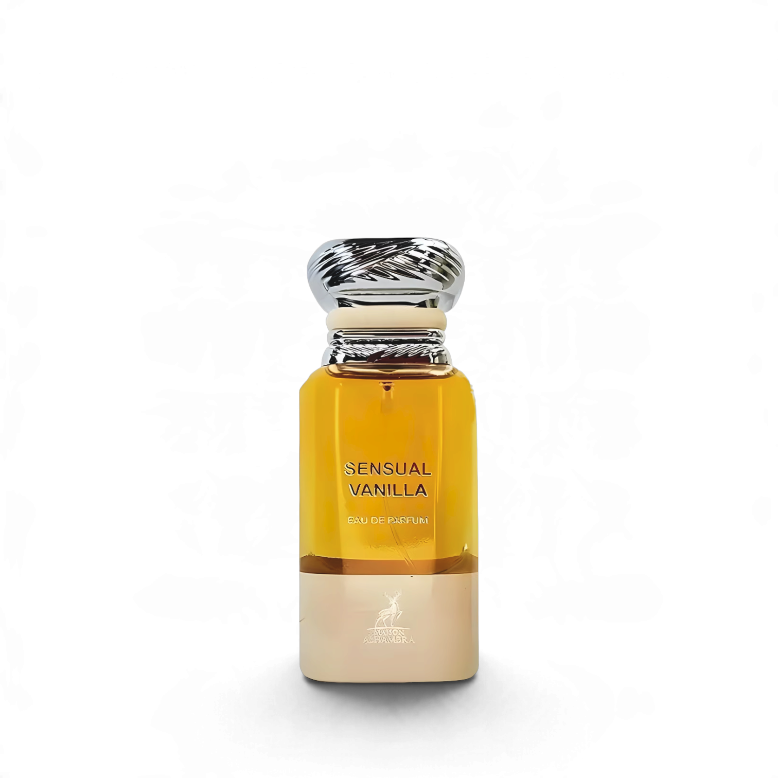 Palette 21 Sensual Vanilla 80ml eau de parfum in a clear glass bottle with a silver textured cap