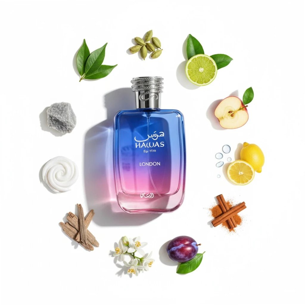 Rasasi Hawas London For Him Notes