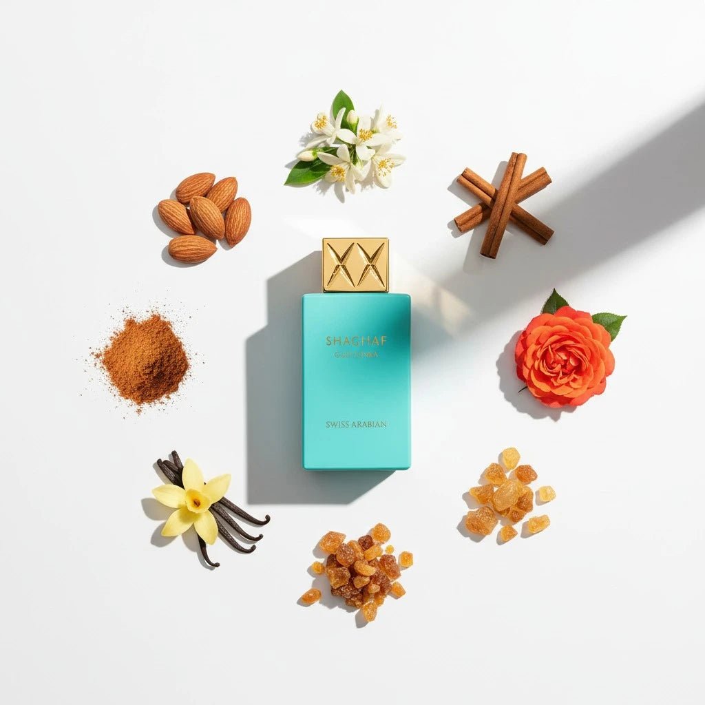Swiss Arabian Shaghaf Oud Tonka Notes