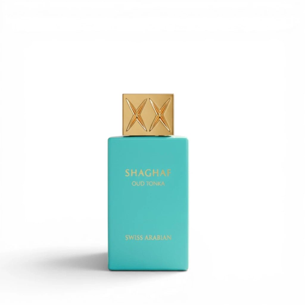 Swiss Arabian Shaghaf Oud Tonka Blue Bottle