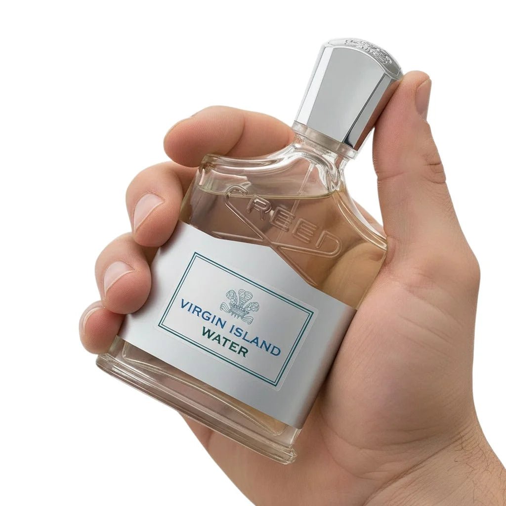 Creed Virgin Island Water in Hand